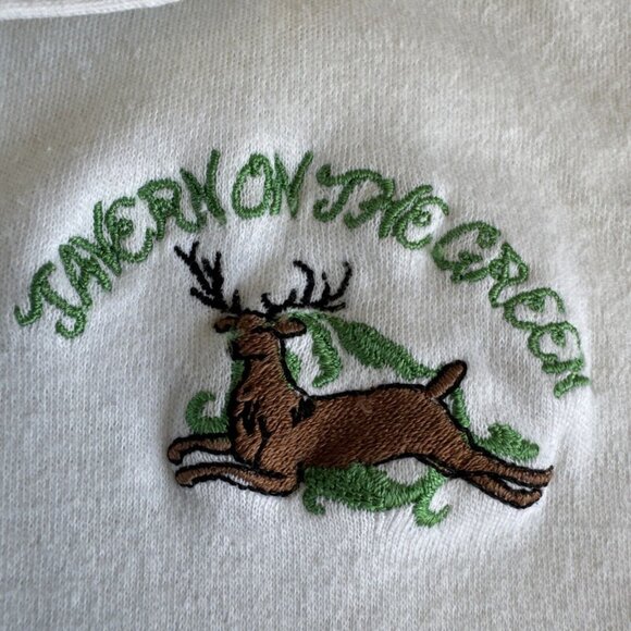 Vintage TODD Sportswear Polo Shirt Mens Med Small Tavern On The Green Deer‎ USA - Picture 3 of 7